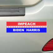 Autocollant De Voiture Impeindre Biden Harris (En voiture)