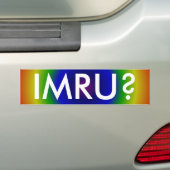 AUTOCOLLANT DE VOITURE IMRU ? (En voiture)