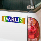 AUTOCOLLANT DE VOITURE IMRU ? (Sur camion)