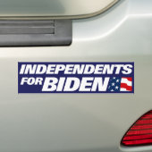 Autocollant De Voiture Indépendants pour Biden 2024 (En voiture)