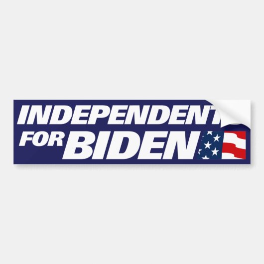 Autocollant De Voiture Indépendants pour Biden 2024 (Devant)