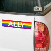 Autocollant De Voiture Indicateur Ally Rainbow Stried Pride (Sur camion)