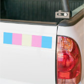 Autocollant De Voiture Indicateur Fallen Transgender Pride version 2 (Sur camion)