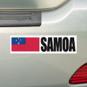 Autocollant De Voiture Indicateur Samoa (En voiture)