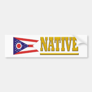 Autocollant De Voiture Indigène de l'Ohio