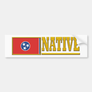 Autocollant De Voiture Indigène du Tennessee