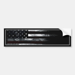 Autocollant De Voiture Industrial Grunge American Flag