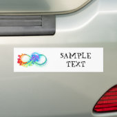 Autocollant De Voiture Infinity avec Rainbow Jellyfish (En voiture)