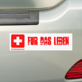 Autocollant De Voiture Infirmière-Allemand (En voiture)