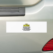 Autocollant De Voiture Infirmière...Intelligence supérieure (En voiture)