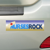 Autocollant De Voiture Infirmières Rock (En voiture)