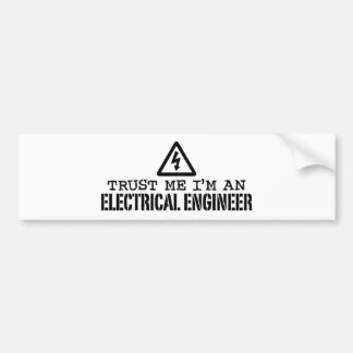 Autocollant De Voiture Ingénieur électrique