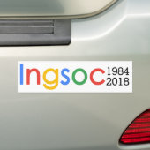 Autocollant De Voiture Ingsoc - censure 1984 de George Orwell Google (En voiture)