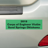 Autocollant De Voiture Inondation de Sand Springs l'Oklahoma 2019 (En voiture)