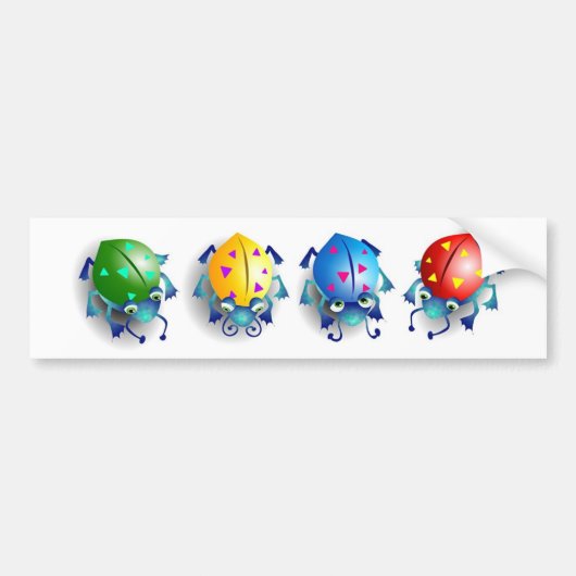 Autocollant De Voiture Insectes (Devant)