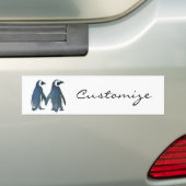 Autocollant De Voiture Inséparables Penguin Couple Thunder_Cove (En voiture)