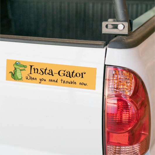 Autocollant De Voiture Insta-Gator (Sur camion)