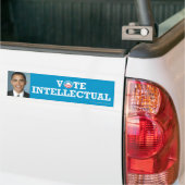 Autocollant De Voiture Intellectuel d'autocollant de Pro-Obama (Sur camion)