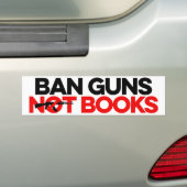 Autocollant De Voiture Interdire Les Armes Et Non Les Livres (En voiture)