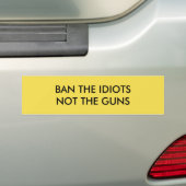 Autocollant De Voiture Interdisez les idiots (En voiture)