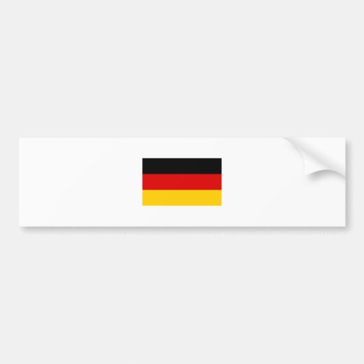 Autocollant De Voiture International de DRAPEAU de l'Allemagne (Devant)