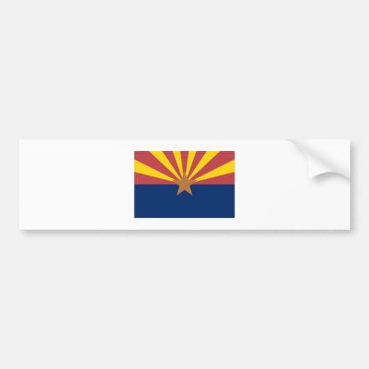 Autocollant De Voiture International de DRAPEAU de l'Arizona (Devant)