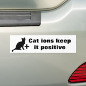 Autocollant De Voiture Ions de chat (En voiture)