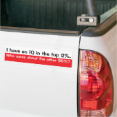 AUTOCOLLANT DE VOITURE IQ (Sur camion)