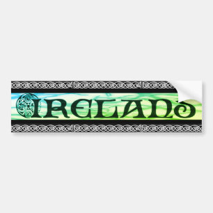Autocollant De Voiture Ireland Sticker, autocollant, noeud celtique,