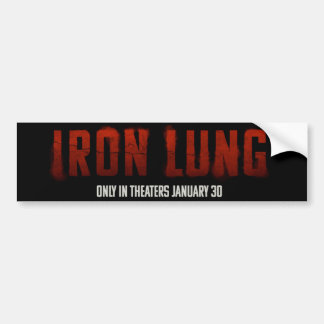 AUTOCOLLANT DE VOITURE IRON LUNG BUMPERSTICKER