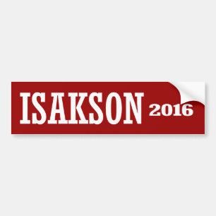 Autocollant De Voiture Isakson - type Isakson 2016