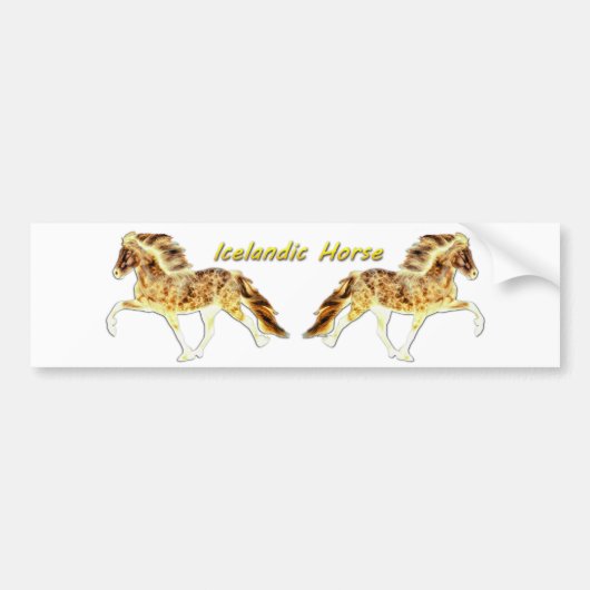 Autocollant De Voiture Islande en feu (Devant)