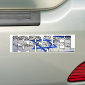 AUTOCOLLANT DE VOITURE ISRAËL (En voiture)