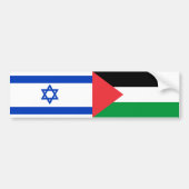Autocollant De Voiture Israël Drapeau la paix (Devant)