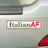 Autocollant De Voiture Italien AF Funny (En voiture)