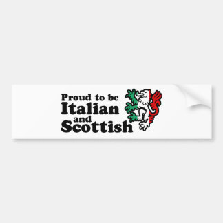 Autocollant De Voiture Italien écossais
