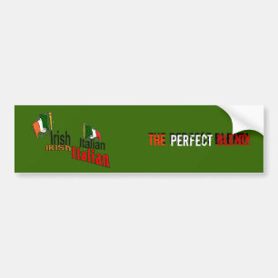Autocollant De Voiture Italien irlandais