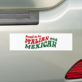 Autocollant De Voiture Italien mexicain (En voiture)