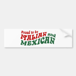 Autocollant De Voiture Italien mexicain