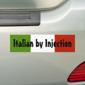 Autocollant De Voiture Italien par l'adhésif pour pare-chocs d'injection (En voiture)