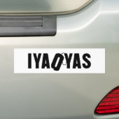 AUTOCOLLANT DE VOITURE IYAOYAS (En voiture)