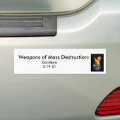 Autocollant De Voiture j0437381, armes de destruction massive :  , Galat… (En voiture)