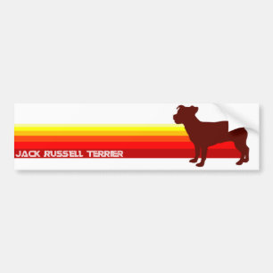 Autocollant De Voiture Jack Russell Terrier avec l'adhésif pour