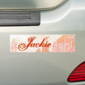 Autocollant De Voiture Jackie (En voiture)