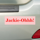 Autocollant De Voiture Jackie-Ohhh ! (En voiture)