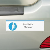 Autocollant De Voiture Jackson Hewitt Blue Editable (En voiture)