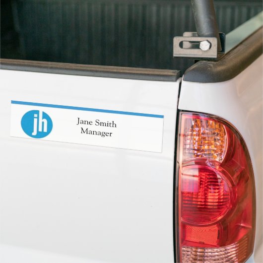 Autocollant De Voiture Jackson Hewitt Blue Editable (Sur camion)