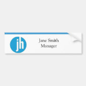Autocollant De Voiture Jackson Hewitt Blue Editable (Devant)