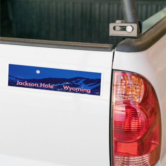 Autocollant De Voiture Jackson Hole 1 (Sur camion)
