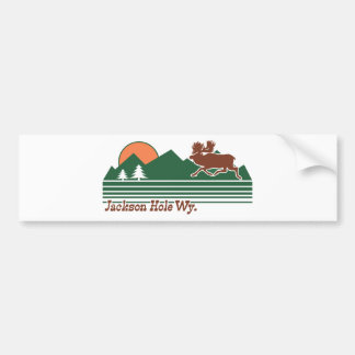 Autocollant De Voiture Jackson Hole Wyoming